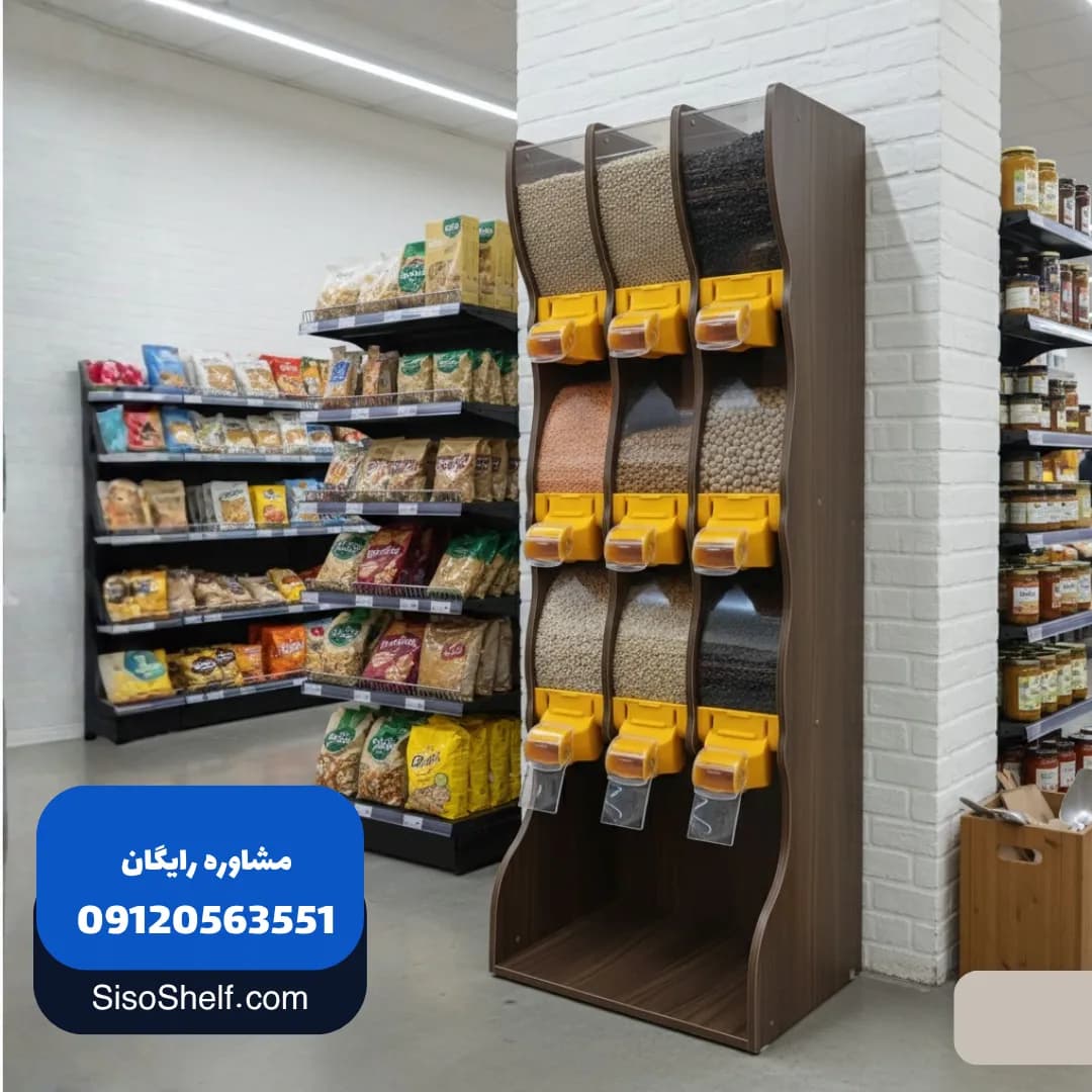 استند خودریز حبوبات 9 مخزنه — تصویر ۶
