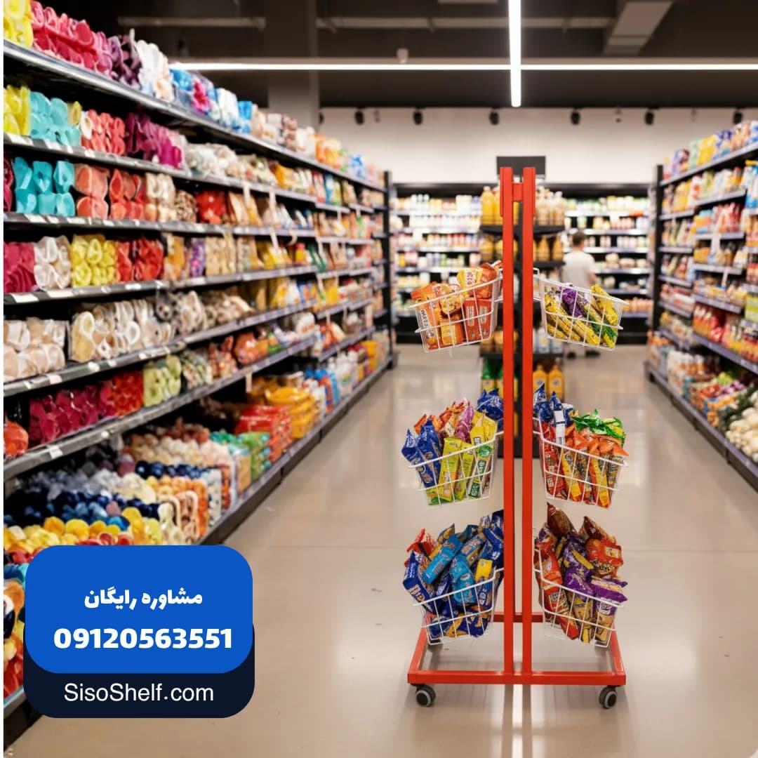 استند دوطرفه قلابدار — تصویر ۲