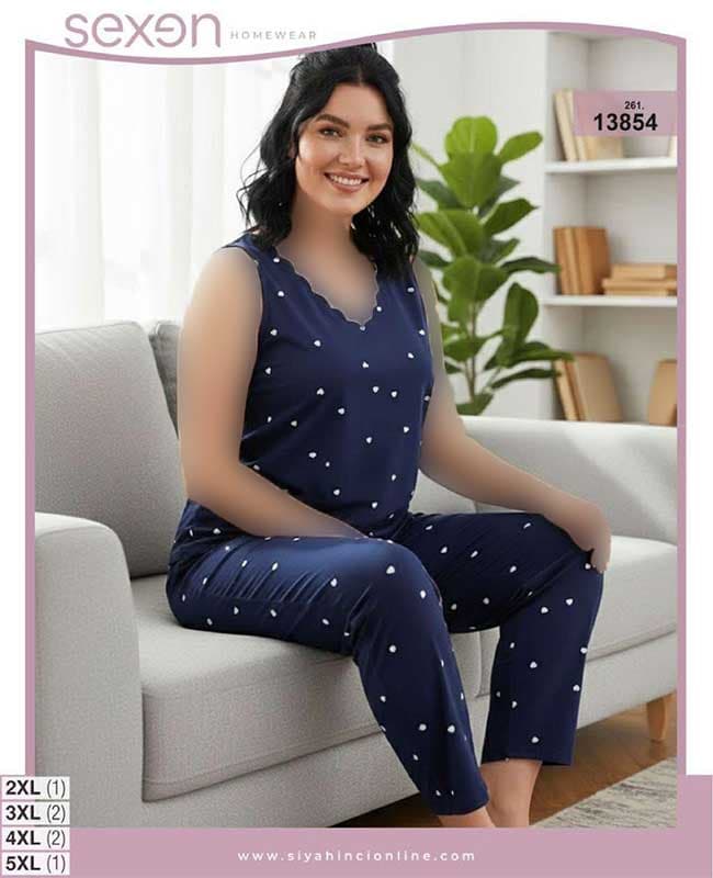 تاپ شلوار بیگ سایز sexen کد 13854