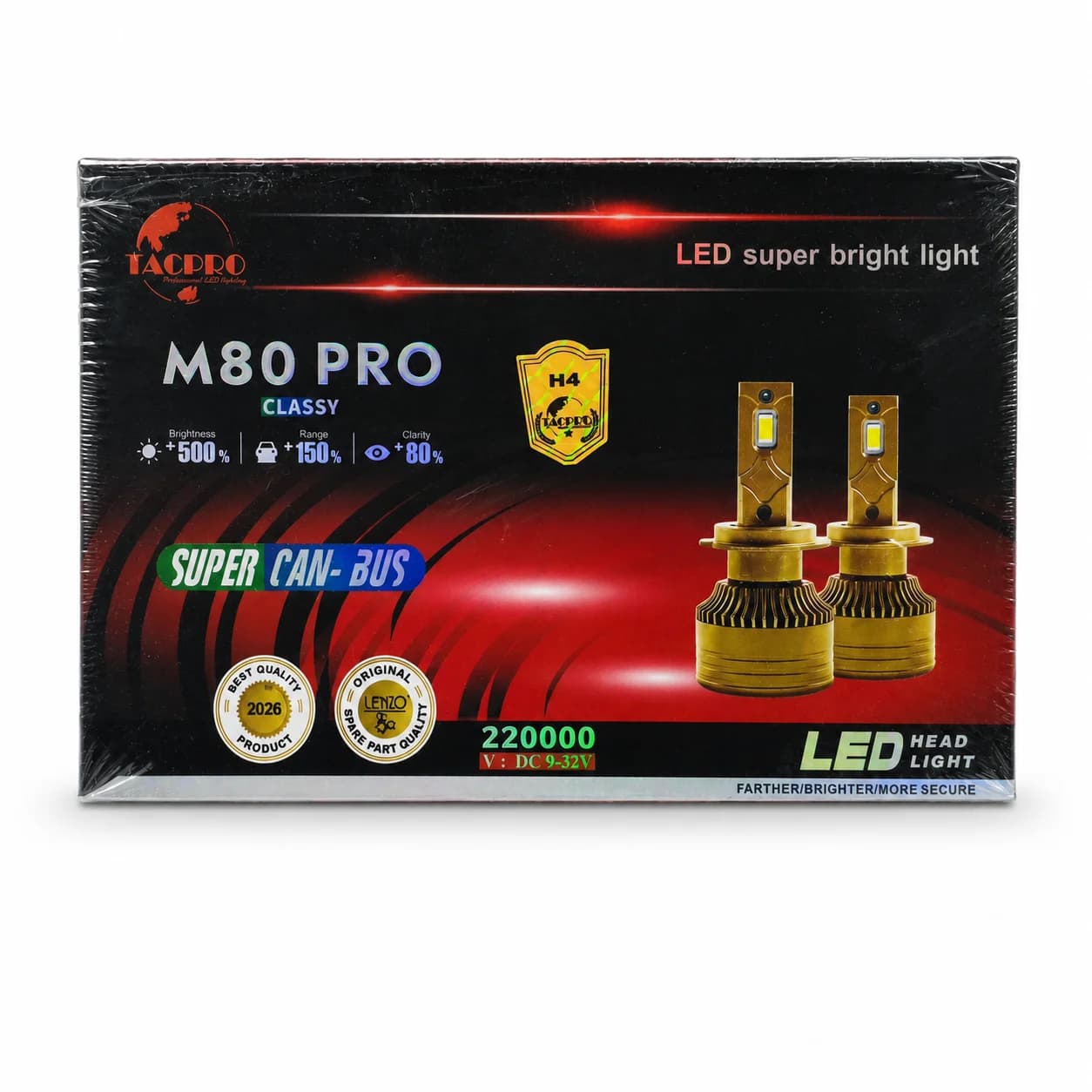 هدلایت لنزو مدل m80 pro پایه h7