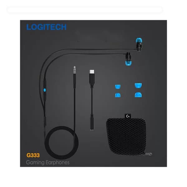 هندزفری گیمینگ لاجیتک Logitech G333 مشکی — تصویر ۳