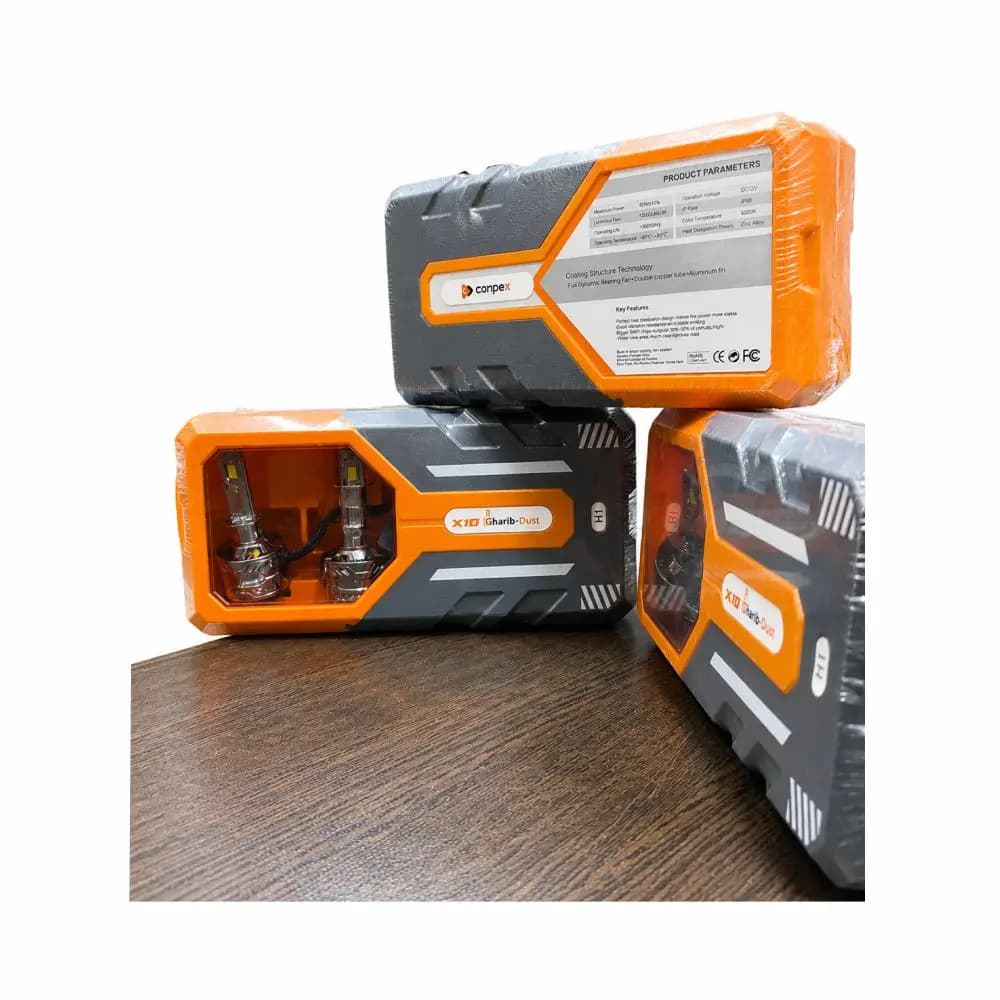 هدلایت LED خودرو غریب دوست مدل X10 65W پایه H7 فندار