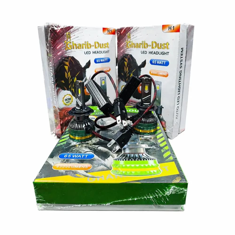 هدلایت LED خودرو غریب دوست مدل ZX200 65W پایه H1 فن‌دار — تصویر ۲