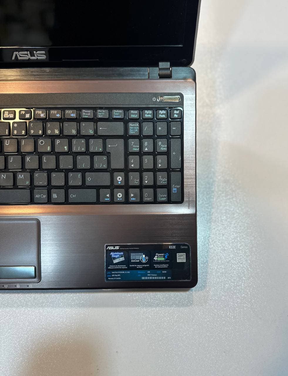 لپ تاپ کارکرده ASUS K53E-i3-8GB-320GB-2GB — تصویر ۱۱