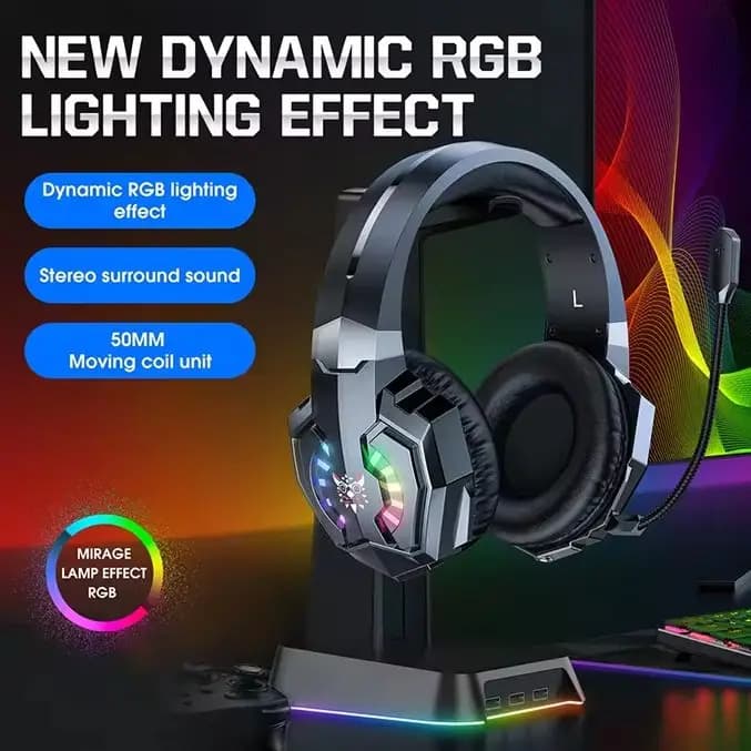 هدست بی سیم گیمینگ اونیکوما ONIKUMA B15 Black — تصویر ۴