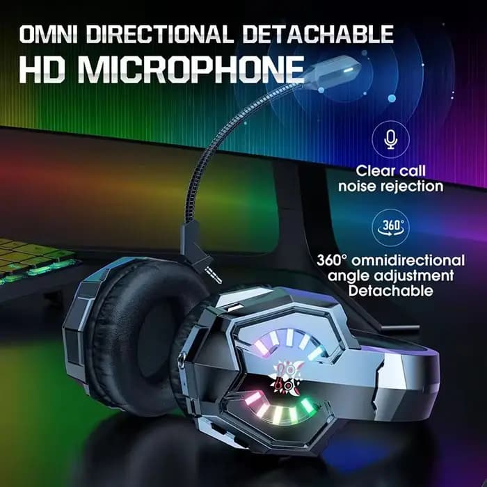 هدست بی سیم گیمینگ اونیکوما ONIKUMA B15 Black — تصویر ۳