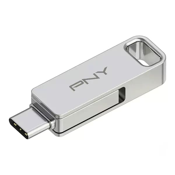 فلش مموری پی ان وای مدل DUO LINK USB 3.2 Type-C ظرفیت 64 گیگابایت — تصویر ۳