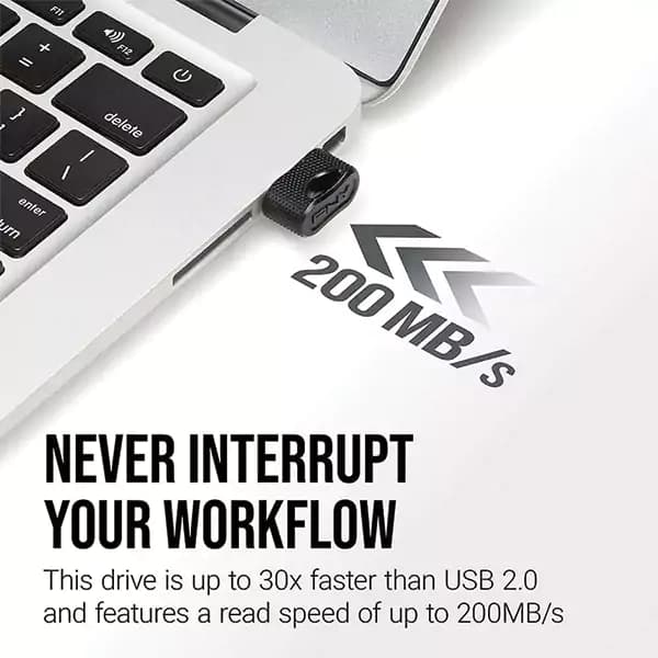 فلش مموری پی ان وای مدل Elite-X Fit USB 3.1 ظرفیت 256 گیگابایت — تصویر ۵