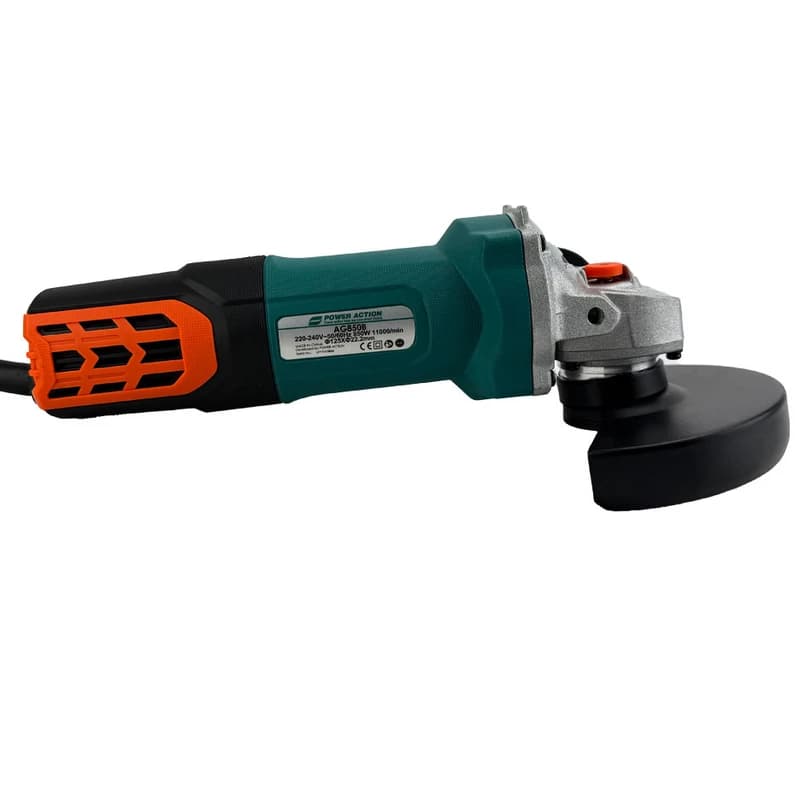 مینی فرز کلید بغل 125 میلیمتری 850 وات پاوراکشن مدل AG850B — تصویر ۲
