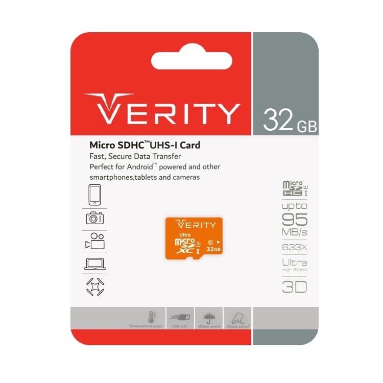 کارت حافظه microSDHC وریتی Ultra 633X ظرفیت 32 گیگابایت