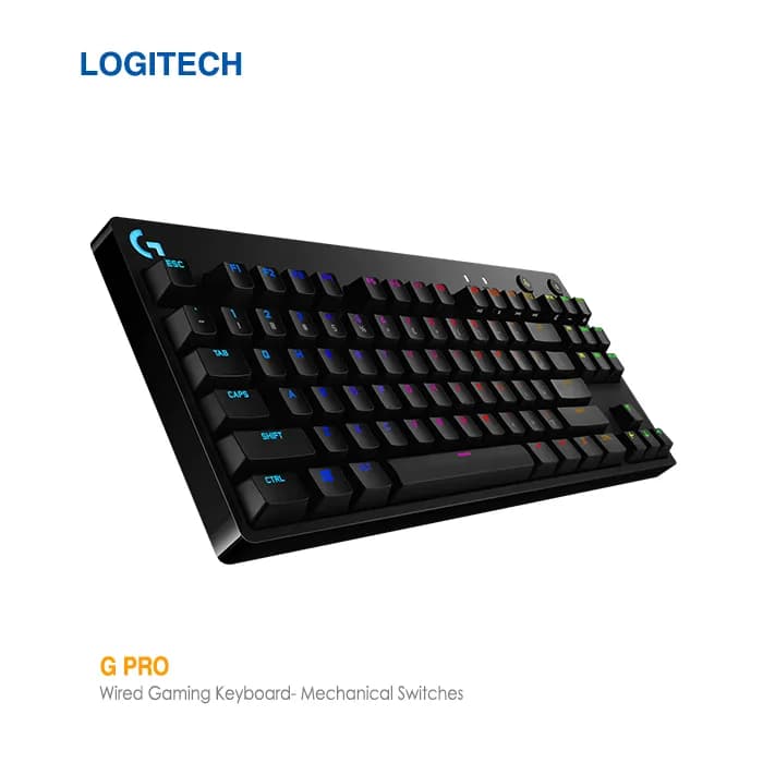 کیبورد گیمینگ با سیم لاجیتک G PRO TKL — تصویر ۲