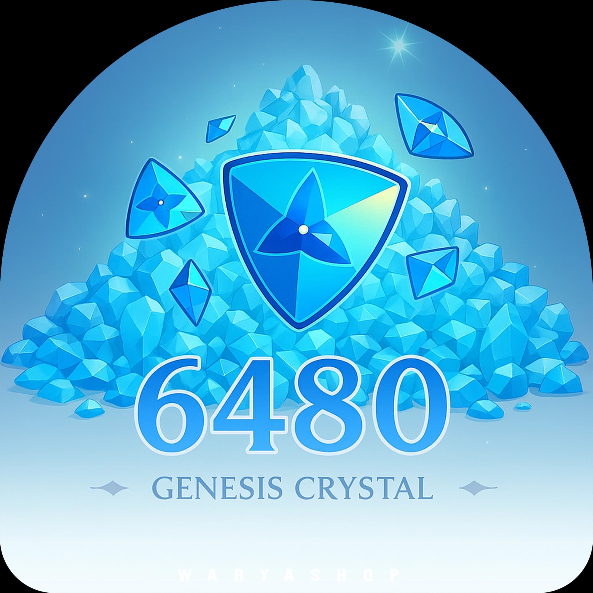 6480 + 1600 کریستال (جم) گنشین ایمپکت + اتوماتیک 60 ثانیه