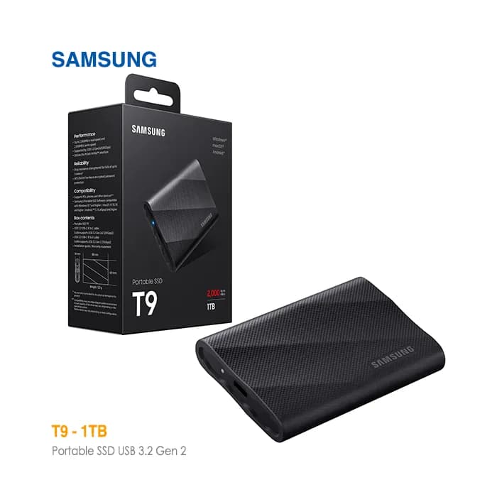 حافظه اس اس دی اکسترنال 4 ترابایت سامسونگ T9 USB3.2 — تصویر ۶