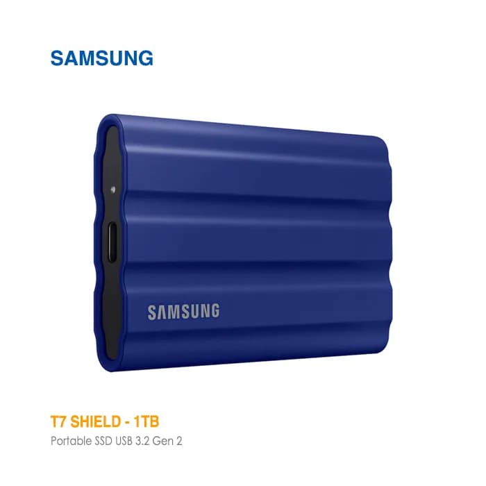 حافظه اس اس دی اکسترنال 2 ترابایت سامسونگ T7 SHIELD USB3.2 — تصویر ۴