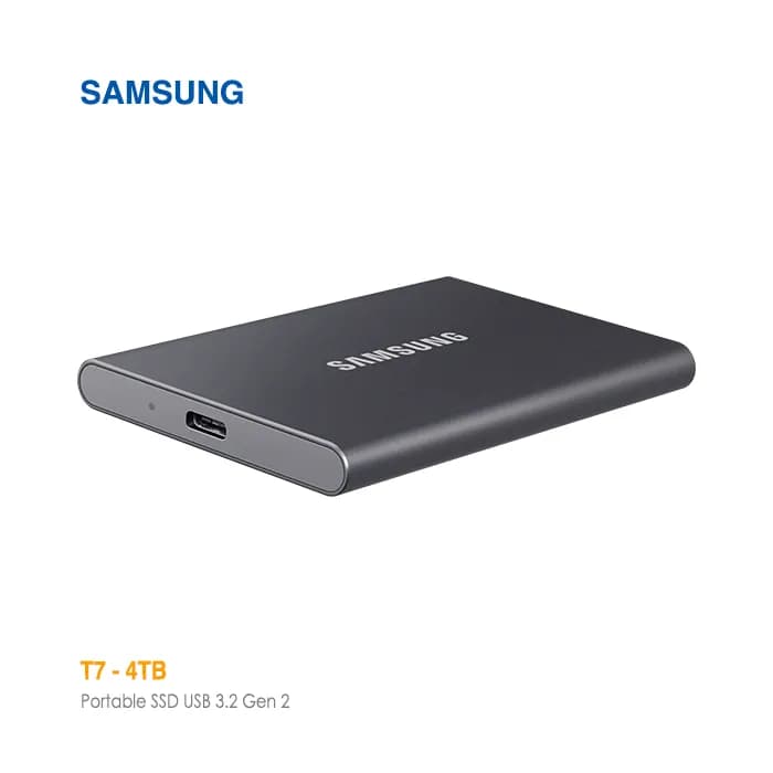 حافظه اس اس دی اکسترنال 4 ترابایت سامسونگ T7 USB3.2 — تصویر ۷