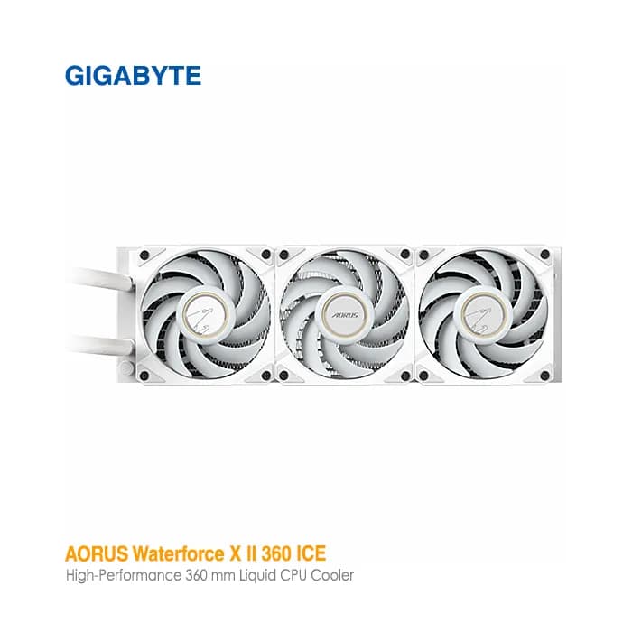 خنک‌کننده مایع گیگابایت AORUS Waterforce X II 360 ICE — تصویر ۶
