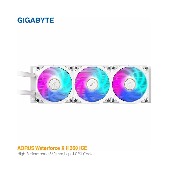خنک‌کننده مایع گیگابایت AORUS Waterforce X II 360 ICE — تصویر ۴