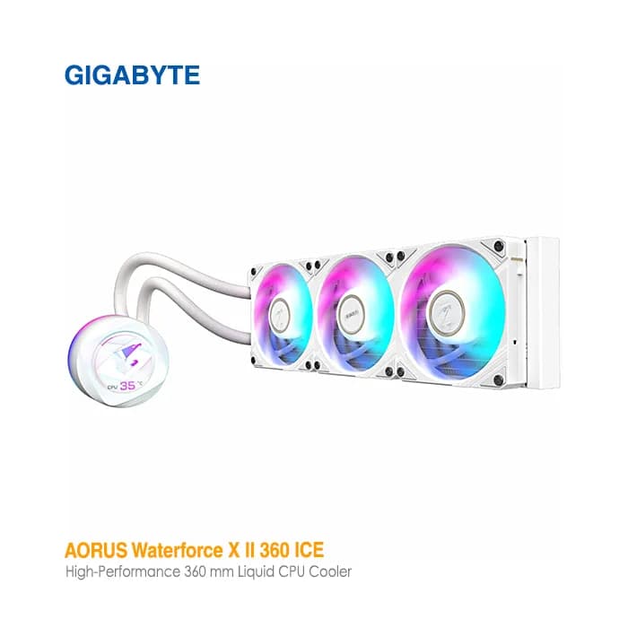 خنک‌کننده مایع گیگابایت AORUS Waterforce X II 360 ICE