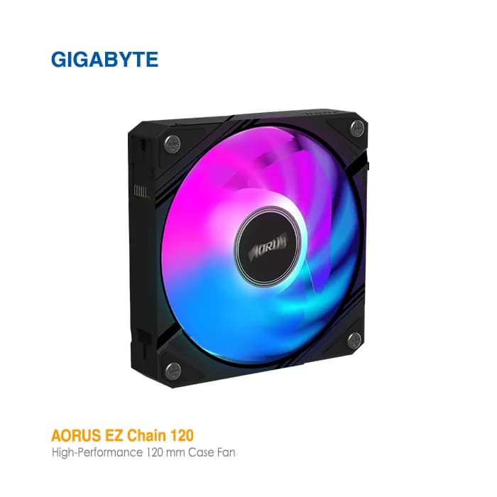 خنک کننده 120 میلی‌متری گیگابایت Ez Chain Fan120 — تصویر ۸