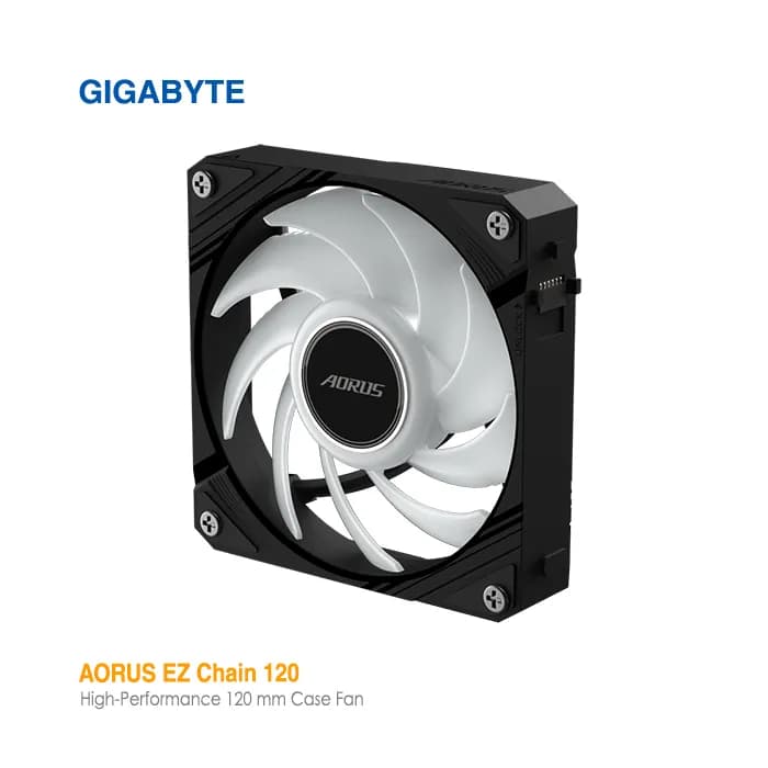 خنک کننده 120 میلی‌متری گیگابایت Ez Chain Fan120 — تصویر ۳