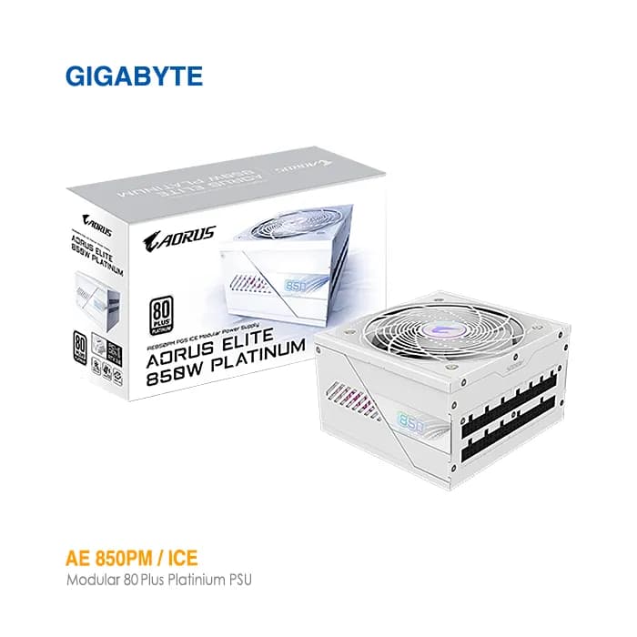 پاور 850 وات پلاتینیوم ماژولار گیگابایت AE850PM ICE