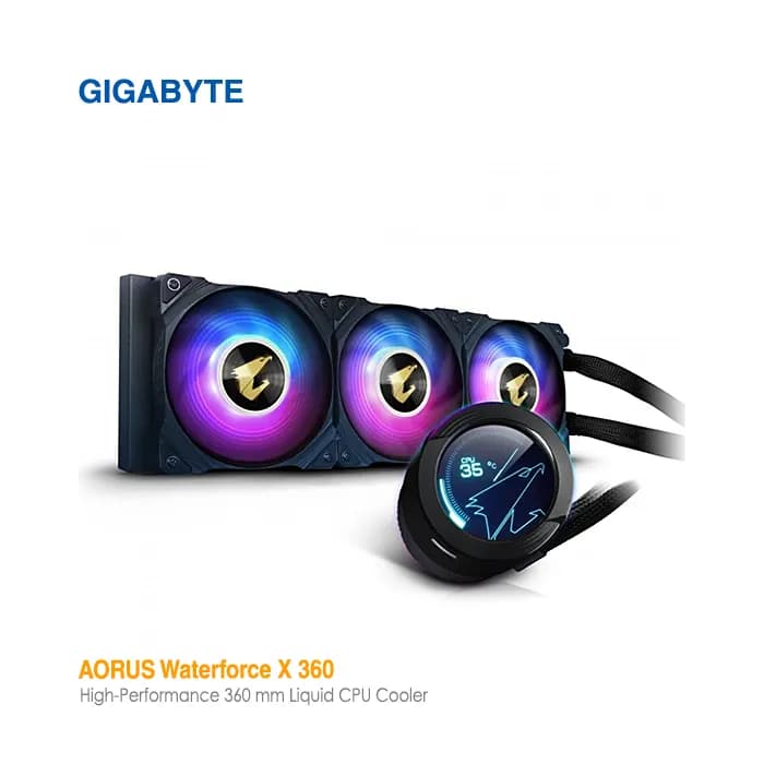 خنک‌کننده مایع گیگابایت AORUS Waterforce X 360 — تصویر ۴