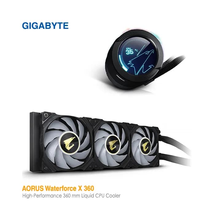 خنک‌کننده مایع گیگابایت AORUS Waterforce X 360 — تصویر ۵