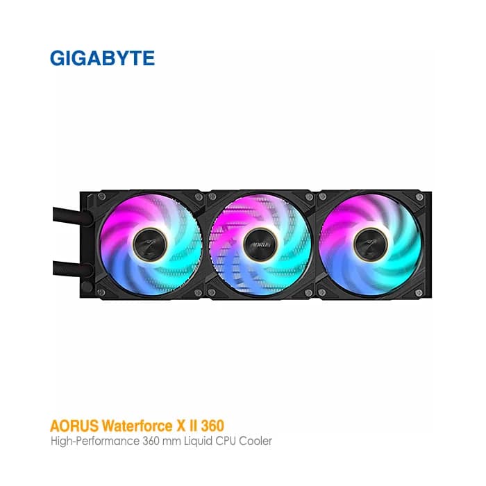 خنک‌کننده مایع گیگابایت AORUS Waterforce X II 360 — تصویر ۲