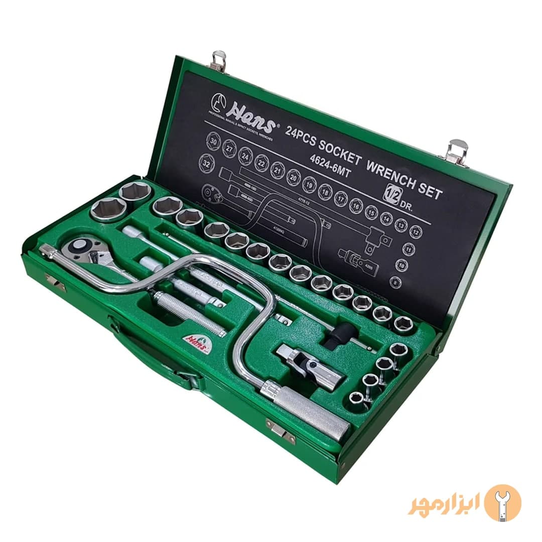 جعبه بکس 24 پارچه 6 پر هنس مدل 4624-MT6 — تصویر ۵