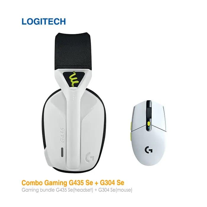 ست گیمینگ بی سیم لاجیتک هدست G435 Se و موس G304 Se — تصویر ۱۱