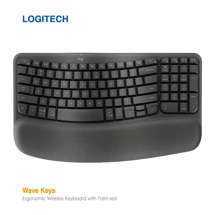 کیبورد بی سیم لاجیتک Wave Keys — تصویر ۳
