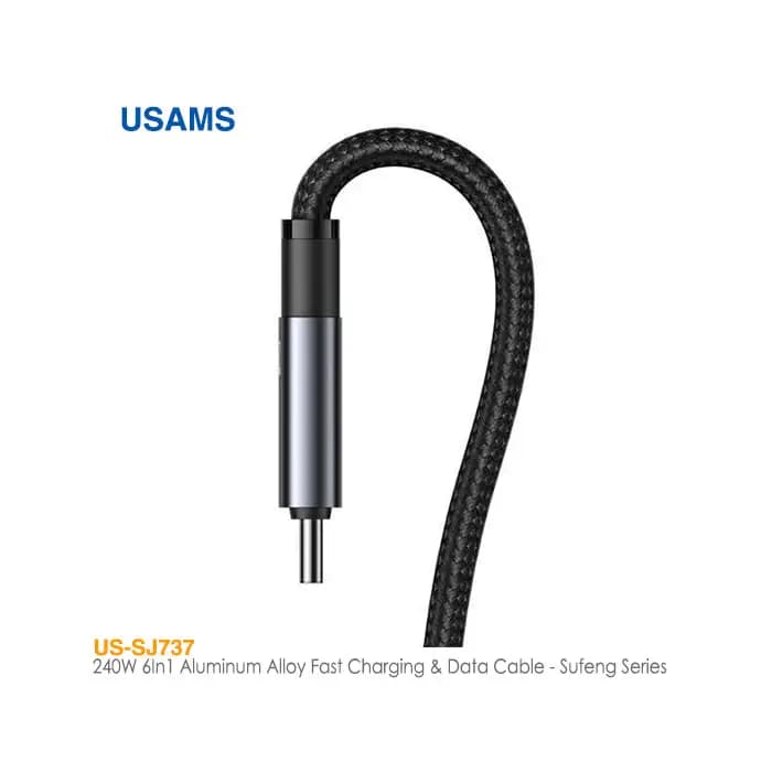 کابل 240 وات 6 در 1 چندمنظوره یوسمز US-SJ737 — تصویر ۵