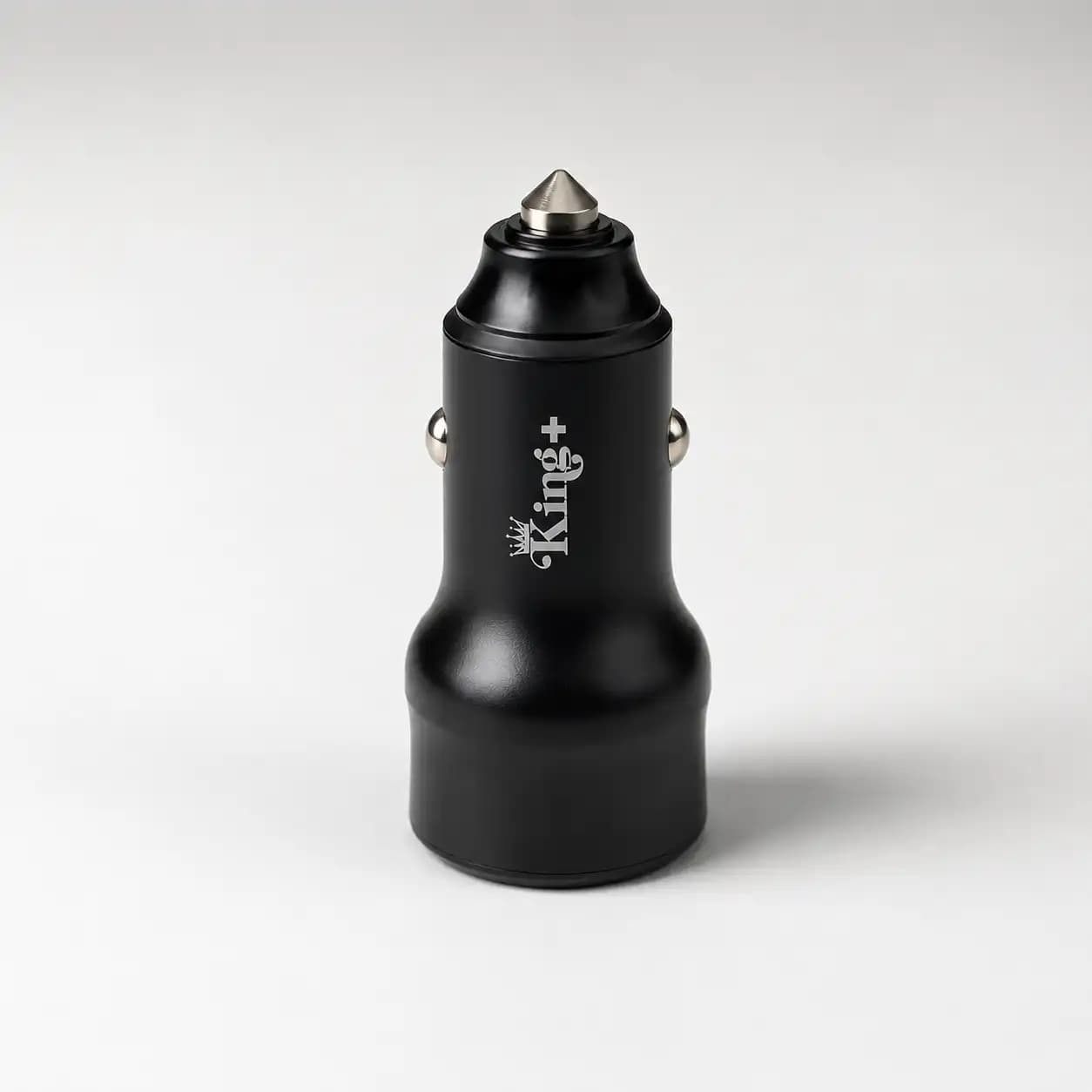 شارژر فندکی کینگ پلاس HK-46 | فست شارژ QC3.0 دو پورت
