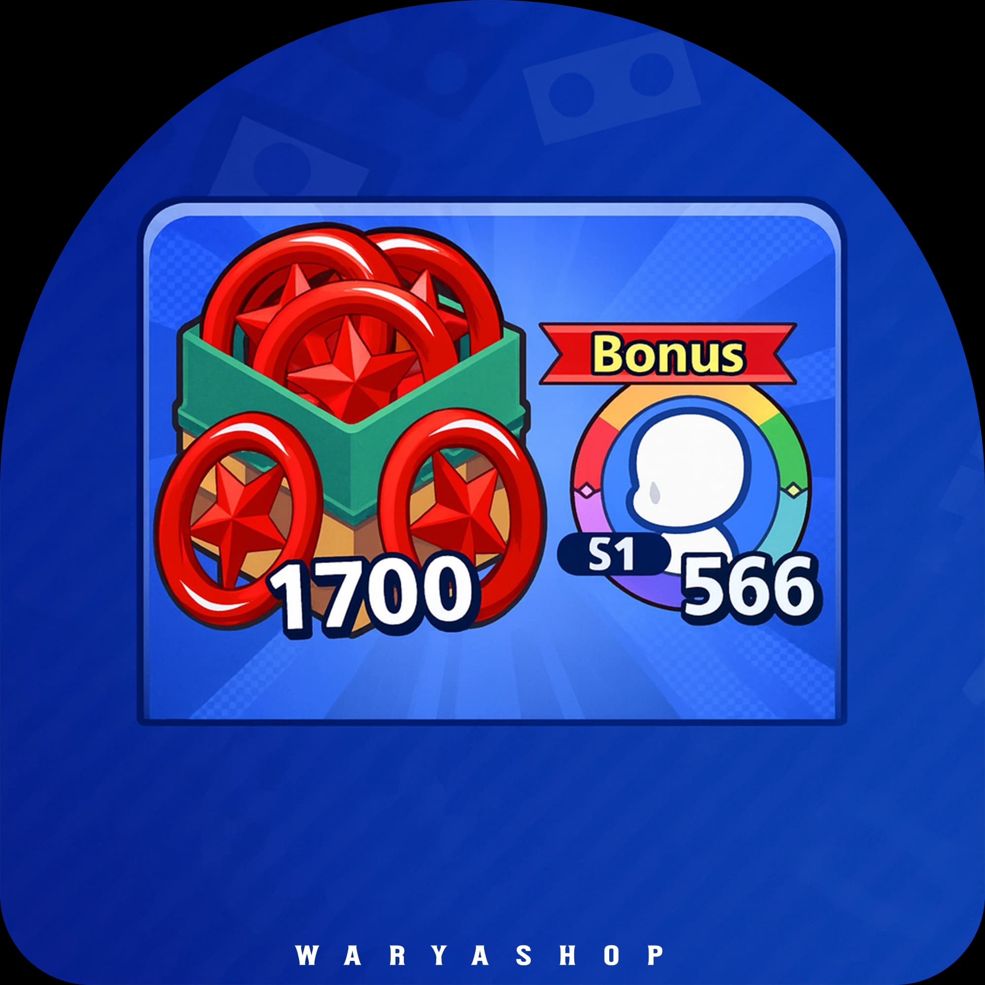 1700 Red Star Rings بازی Sonic Rumble — تصویر ۲