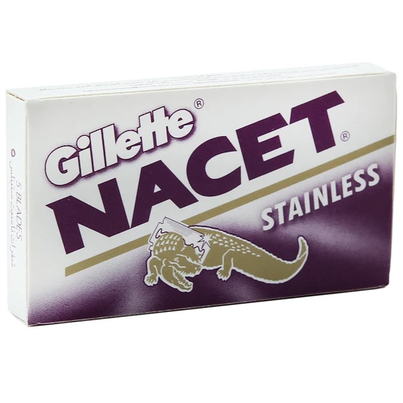 تیغ اصلاح سنتی ناست Nacet بسته ۲۰ عددی — تصویر ۴