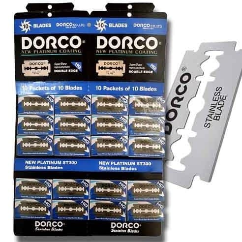 تیغ اصلاح سنتی دورکو DORCO بسته ۲۰ عددی — تصویر ۲