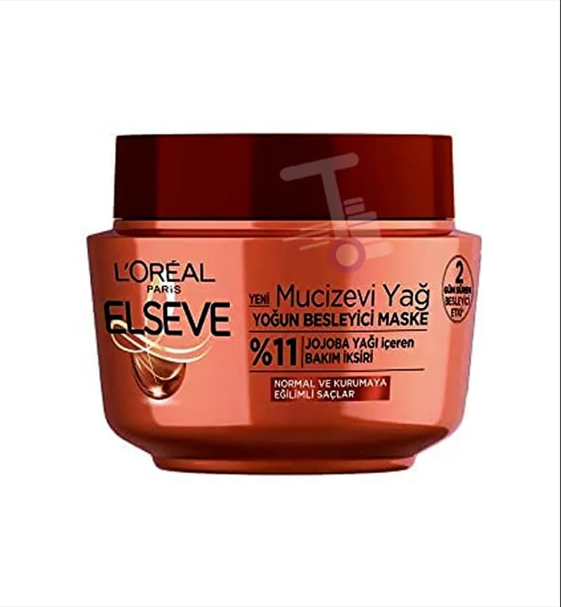 ماسک مو لورال مدل Loreal Mucizevi Yag روغن جوجوبا