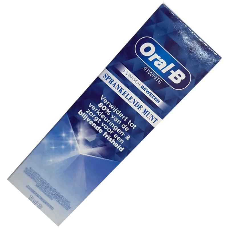 خمیردندان اورال بی OralB مدل تری دی وایت SPRANKELENDE MUNT — تصویر ۲