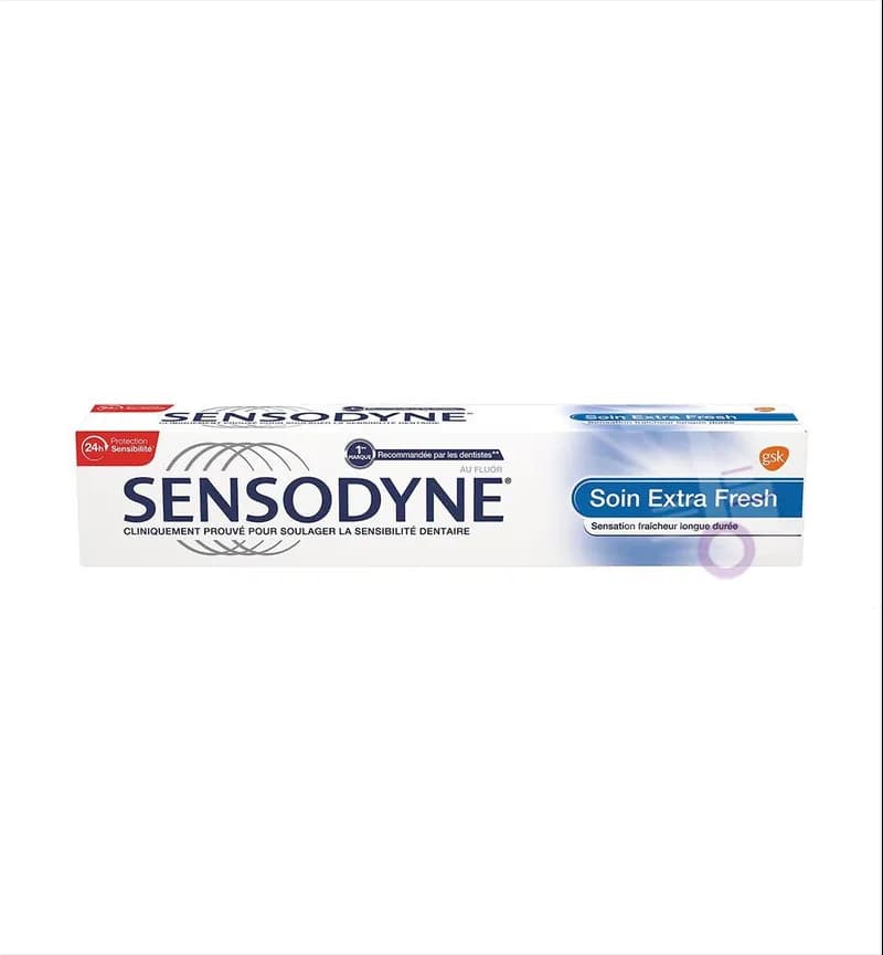 خمیردندان سنسوداین Sensodyne مدل Soin Extra Fresh — تصویر ۲