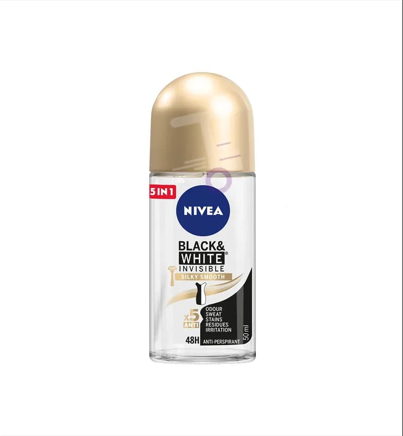 رول زنانه نیوا Nivea مدل Black & White Silky Smooth — تصویر ۲