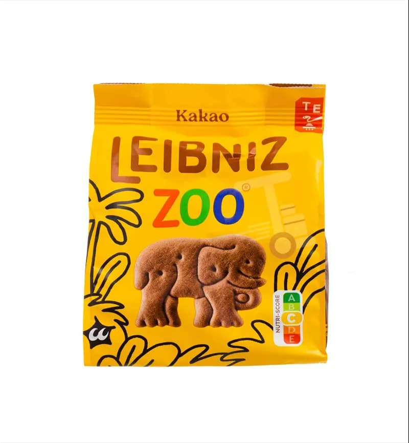 بیسکویت باغ وحشی فیل لایبنیز Leibniz بسته 125 گرمی — تصویر ۲