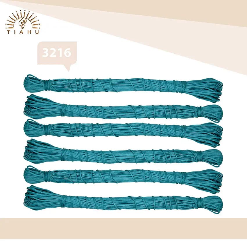 نخ موم خورده فلت لیمکس کد 3216-متری