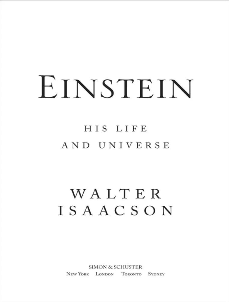 کتاب اینشتین: زندگی و جهان او اثر والتر آیزاکسون Einstein: His Life and Universe انگلیسی PDF