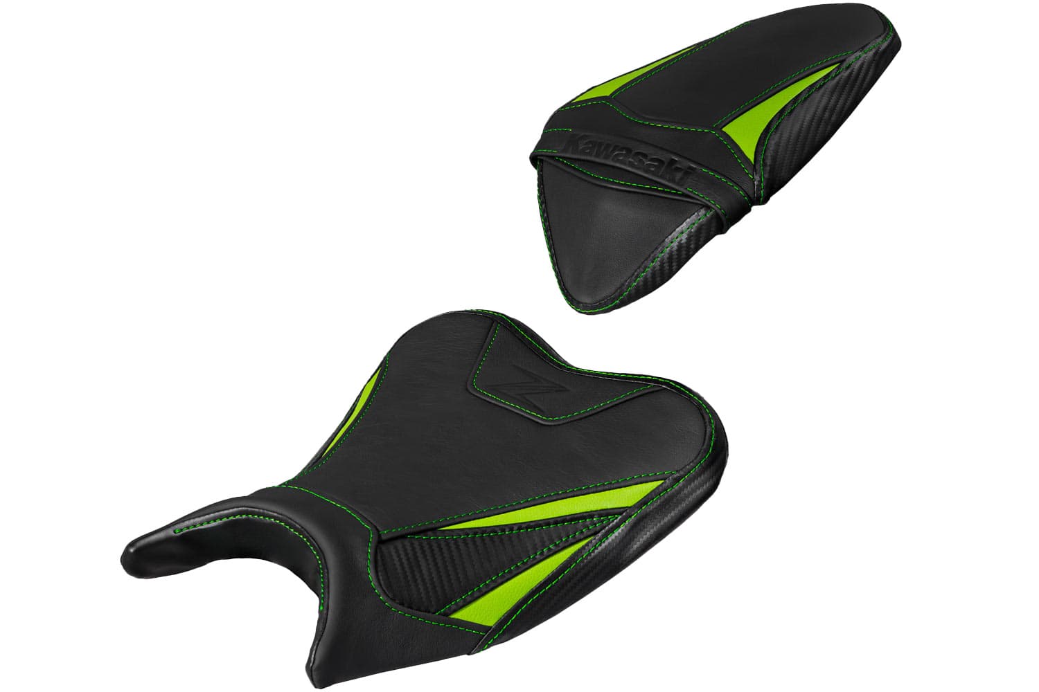 روکش زین موتورسیکلت کاوازاکی Kawasaki Ninja z250 مدل Raven (چرم طبیعی) — تصویر ۲