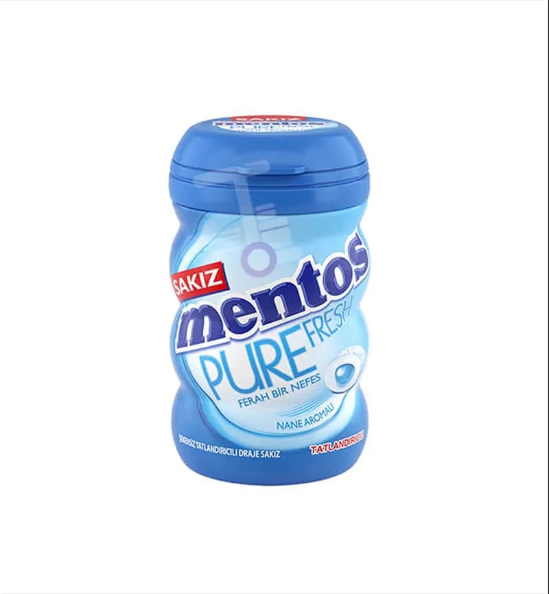 آدامس نعنا یخی منتوس Mentos بسته 90 گرمی — تصویر ۲