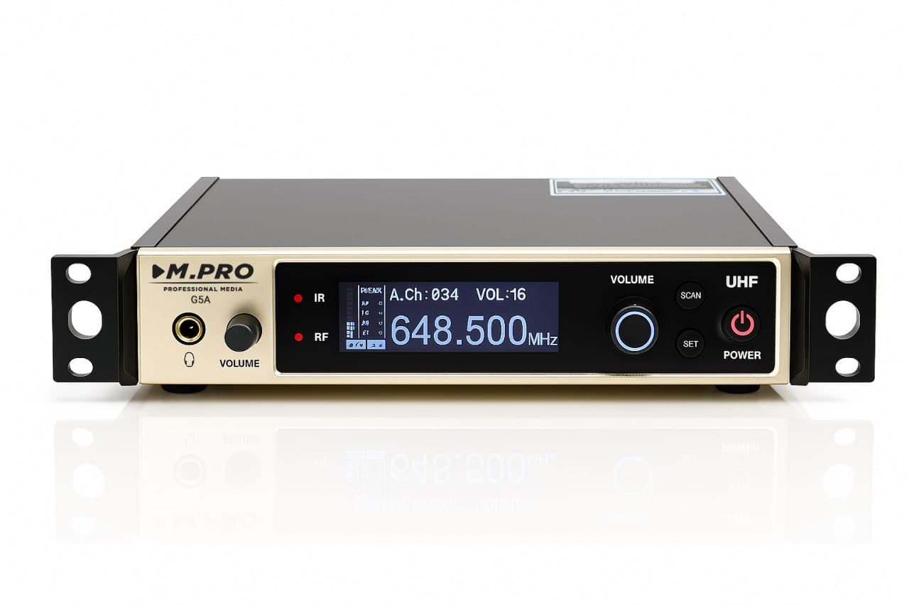 میکروفون بیسیم تک دستی ام پرو مدل M.PRO G5A — تصویر ۳
