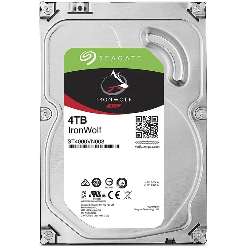 هارد دیسک اینترنال ظرفیت 4TB مدل IRONWOLF برند Seagate گارانتی شرکتی (ریفر)