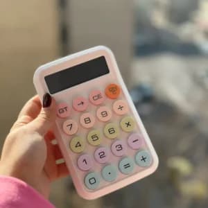 ماشین حساب مدل رنگارنگ کد 216