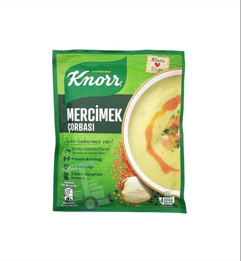 سوپ آماده عدس کنور Knorr