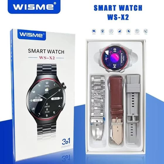 ساعت هوشمند ویسمی مدل WS-X2 صفحه گرد با بند سیلیکونی — تصویر ۶
